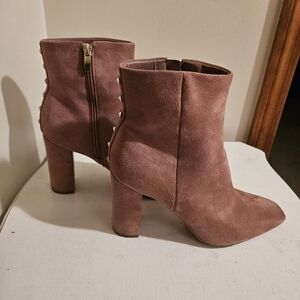 Nine West Mauve Ankle Booties